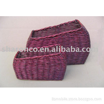 Willow storage basket